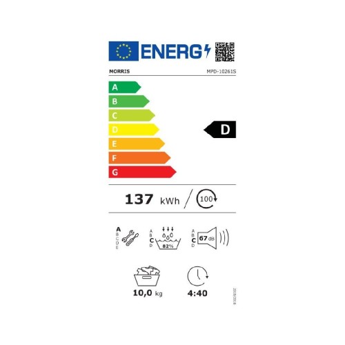DRYER FREESTANDING 60CM  MPD-10261S (10KG / D)